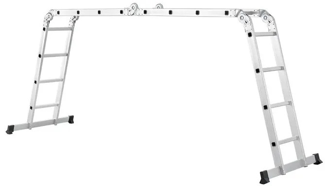 Juskys Scară multifuncțională din aluminiu 470 cm