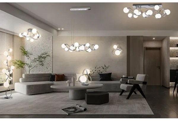 Lampă LED de masă NANCY Wofi 8014-207 2xG9/3,5W/230V crom lucios