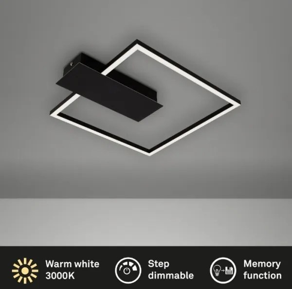 Plafonieră LED dimabilă NICO DUO LED/12W/230V Briloner 3544-015