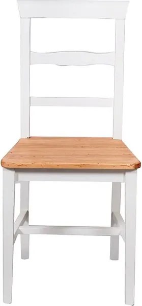 Scaun, L45 43 H92 cm, cu sezut din lemn masiv