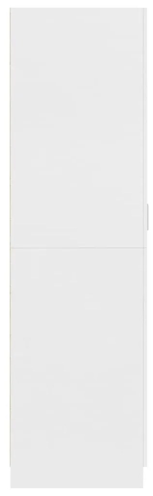 Sifonier, alb, 80x52x180 cm, PAL Alb, 1