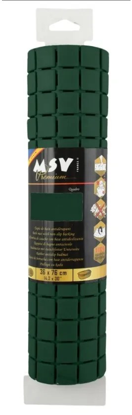 Spirella Suport antiderapant pentru cadă QUADROPremium, verde închis, 36 x 76 cm