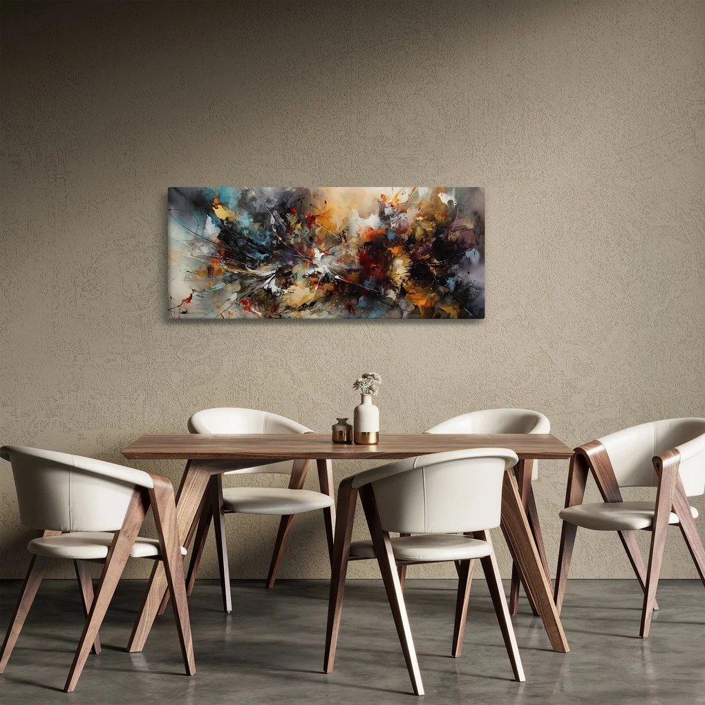 Tablou - Grafică abstractă (120x50 cm)