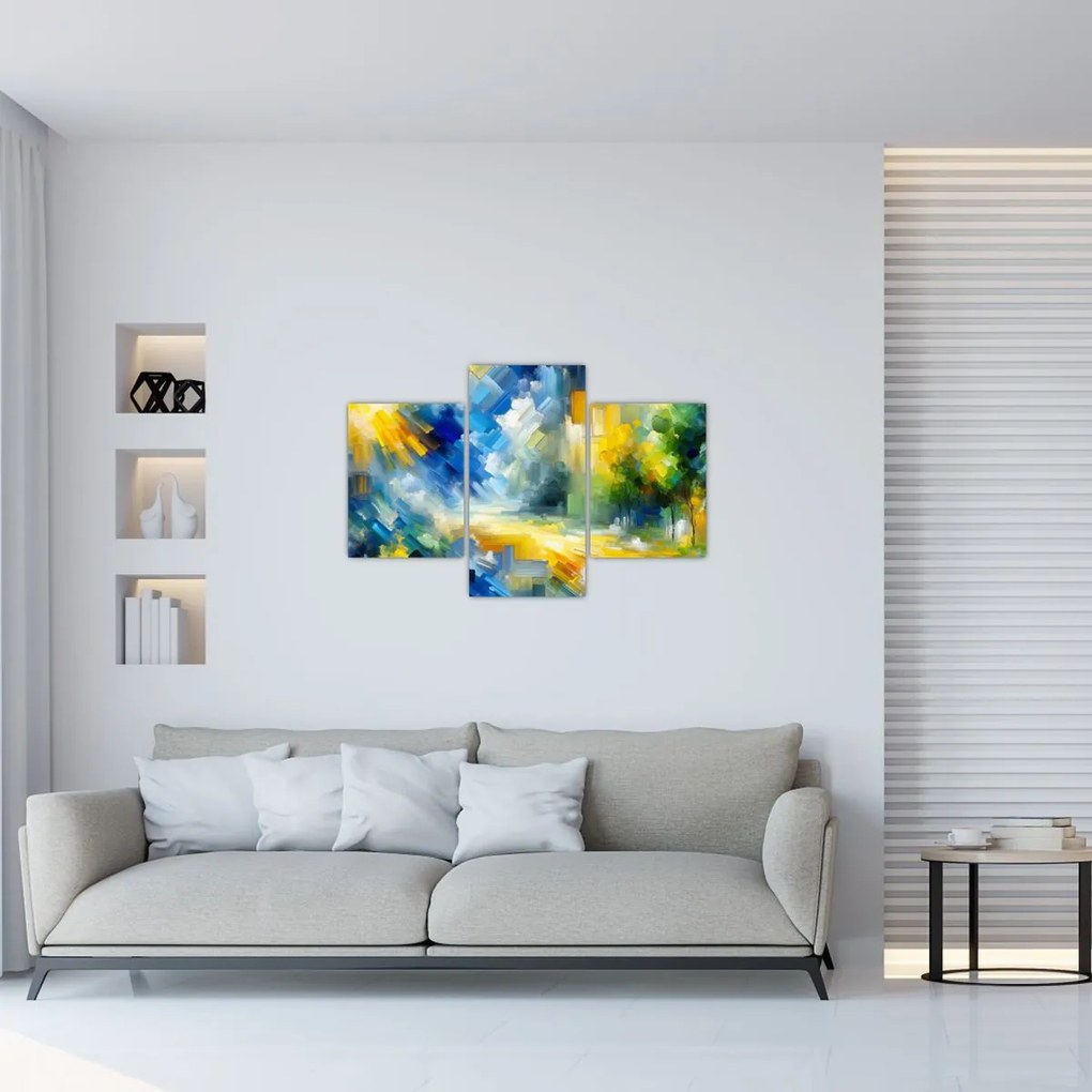 Tablou - Zi însorită abstractă (90x60 cm)