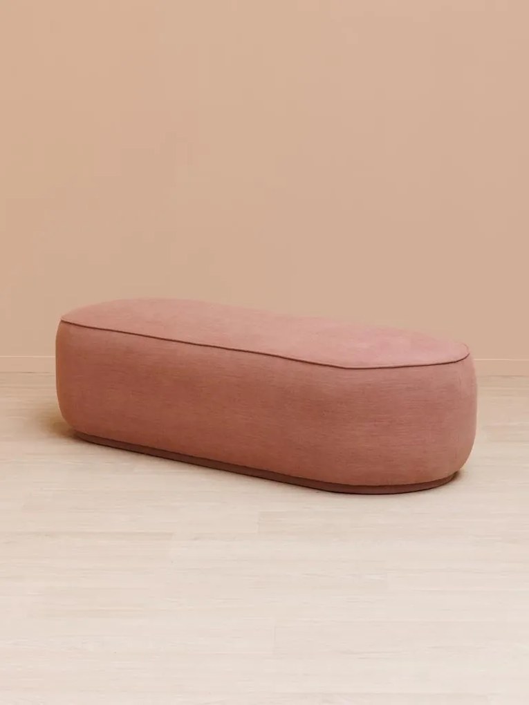 Bancheta roz, din lemn de mesteacan, Marsala