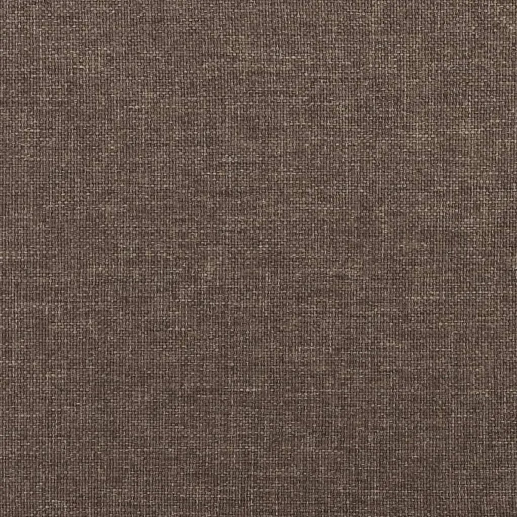 Canapea extensibila cu 2 locuri, gri taupe, textil Gri taupe, Fara scaunel pentru picioare Fara scaunel pentru picioare