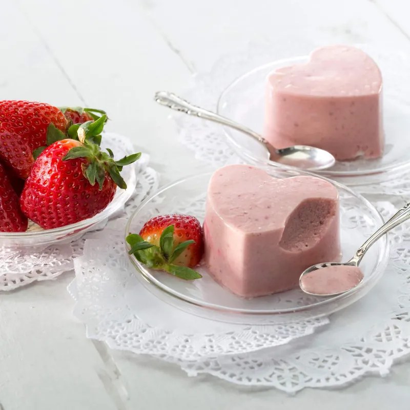 Forma de copt inimioare Lekue 1010172, 30x17,5x3,4 cm, 640 ml, -60°C/+220°C, Silicon platinat, Rosu