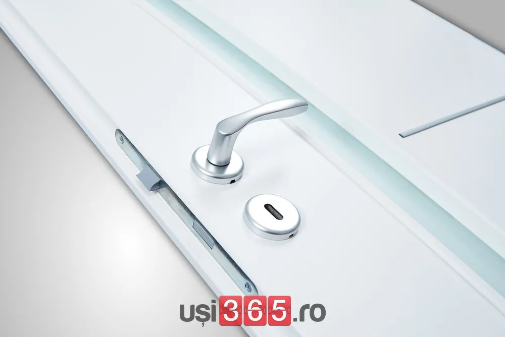 Usa HDF cu toc reglabil din MDF PAL - Colectia PROGRESS 1.1 - Culoare Nuc Toc fix semirotund 90mm, Nuc Clasic, Folie Decor