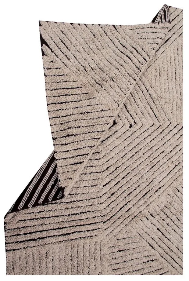 Covor maro deschis lavabil/țesut manual din lână 170x240 cm Golden Coffee – Lorena Canals