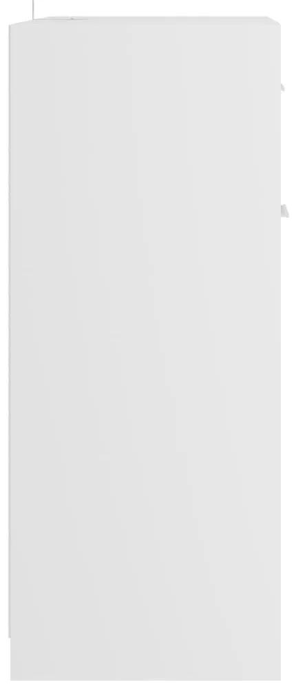 Dulap de baie, alb, 60 x 33 x 80 cm, PAL Alb, 1