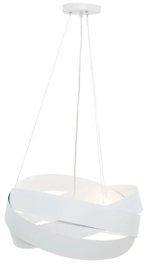 Pendul design modern Tornado alb 50cm