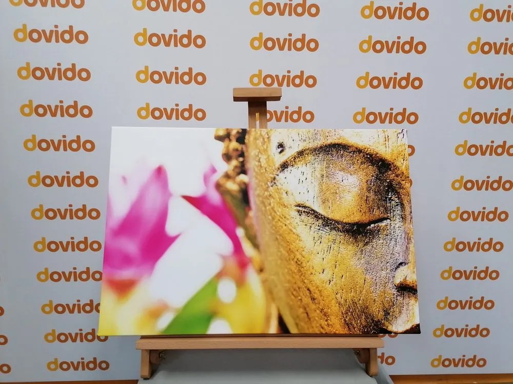 Tablou fața aurie a lui Budha