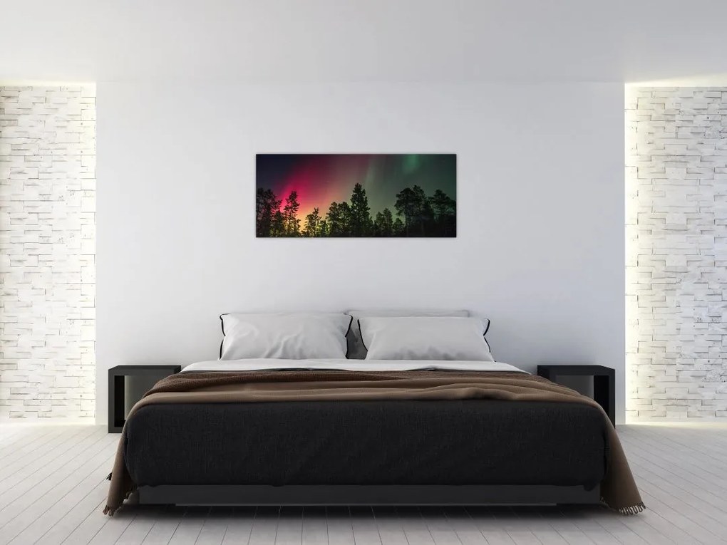 Tablou cu Northern Lights (120x50 cm)