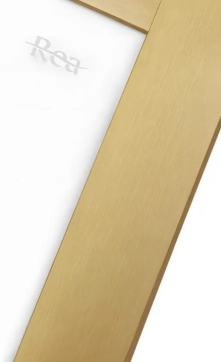 Cabina de dus Rea City cu cadita neagra 80x100 cm auriu periat