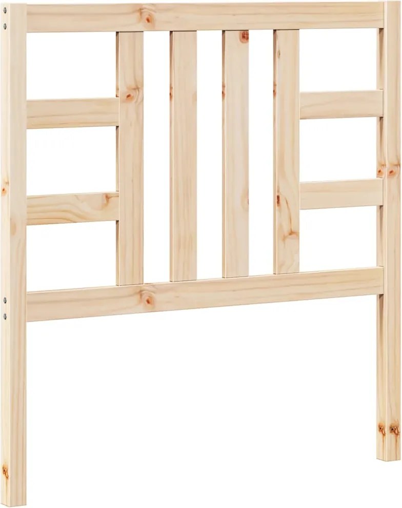 vidaXL Tăblie de pat, 96x4x100 cm, lemn masiv de pin