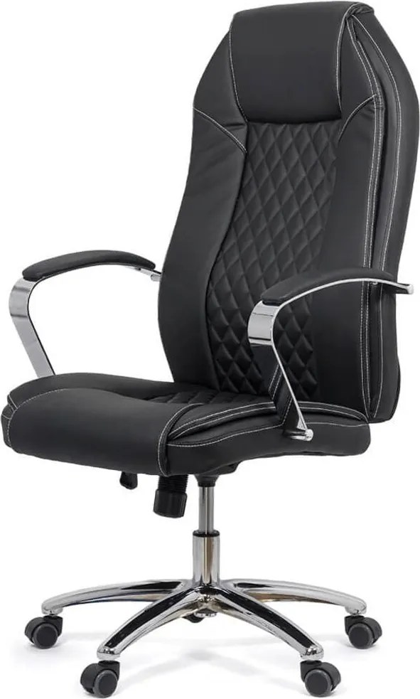 Scaun Directorial OFF 313 Negru – rezistent până la 150 Kg, ergonomic, cu șezut pe arcuri