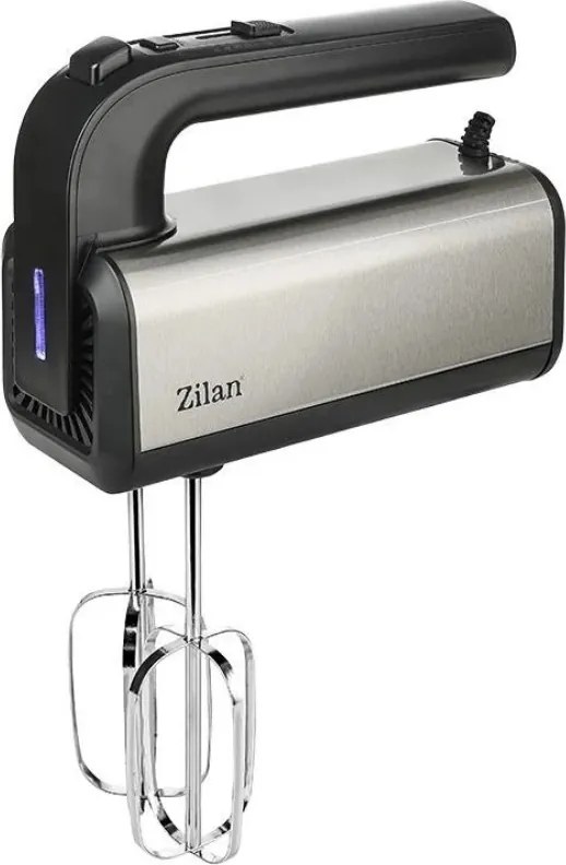 Mixer de mana Zilan ZLN2938 - 500W, 5 viteze + Turbo, inox