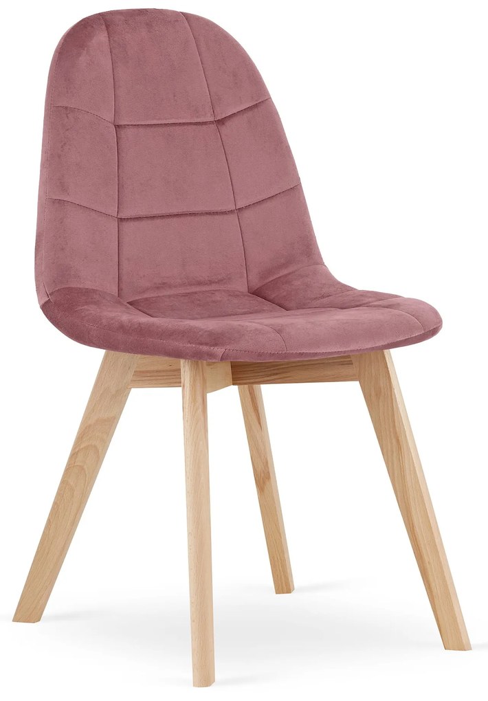 Scaun Bucatarie/Dining Grace Catifea Roz