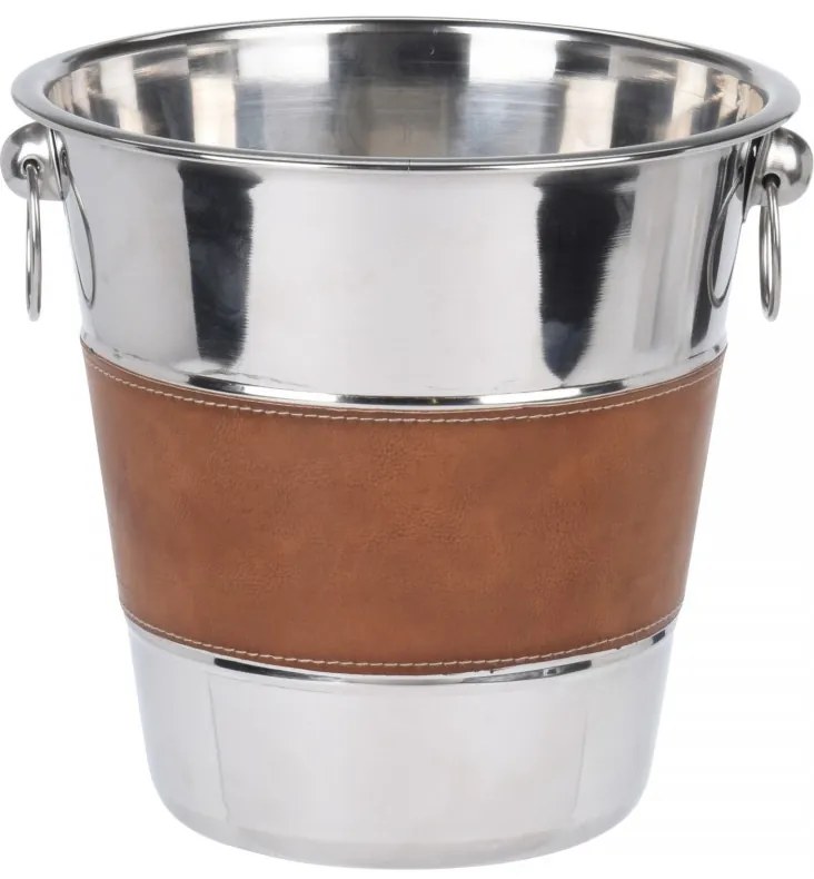 Frapiera Excellent Leather, inox, 21 x 21 cm