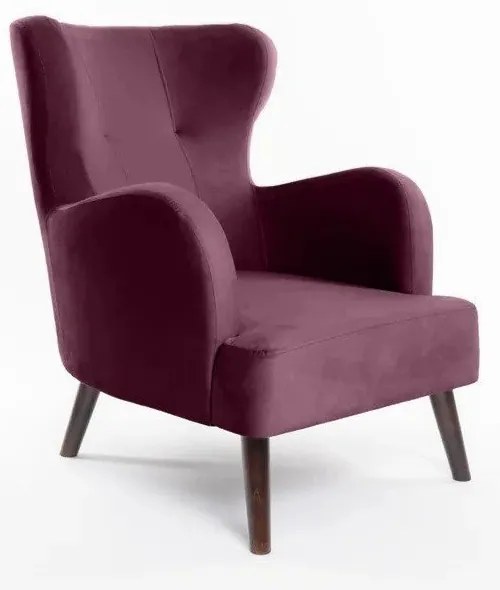 Fotoliu mov wing cu tapițerie din catifea Noemye – Bonami Selection