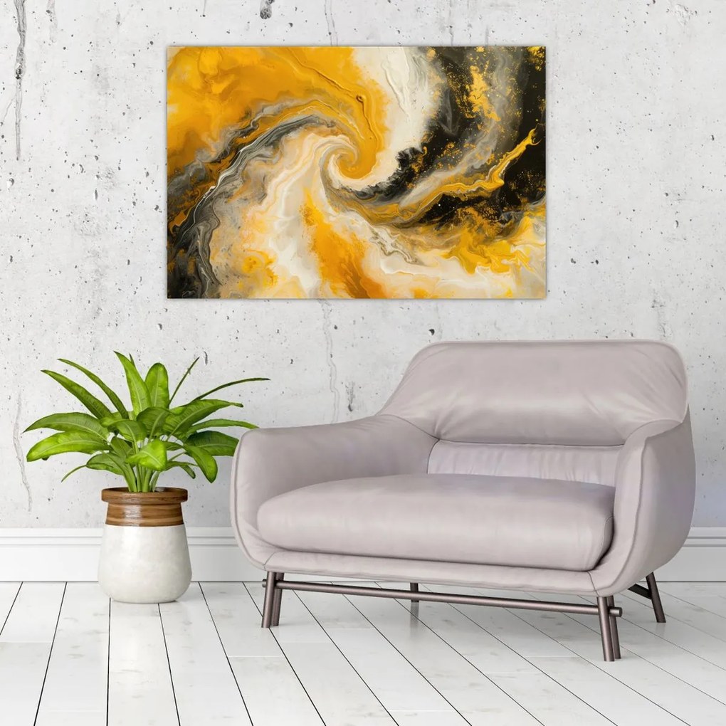 Tablou - Abstractizare în spirală (90x60 cm)