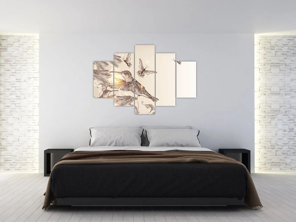 Tablou - Colibri (150x105 cm)