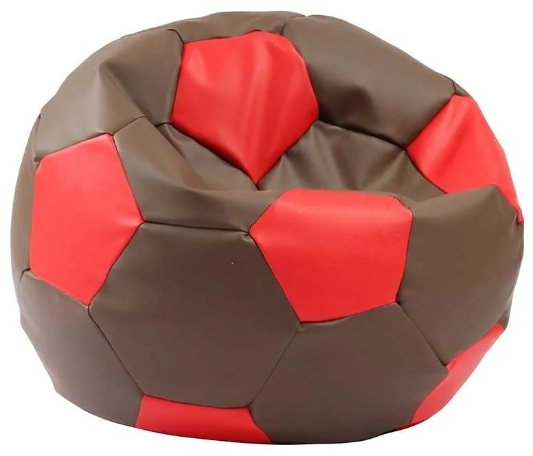 Fotoliu Minge Telstar Junior, Material Piele Ecologica - Chocolate Strawberries
