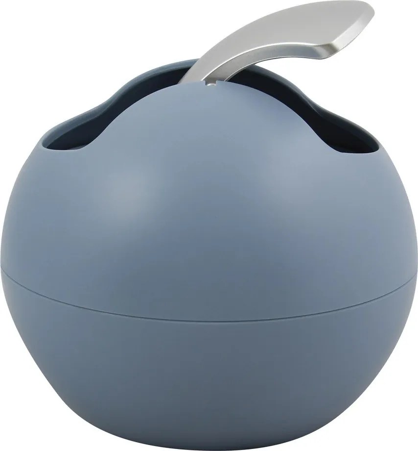 Coș de gunoi albastru deschis din plastic 1 l Bowl Matt – Spirella