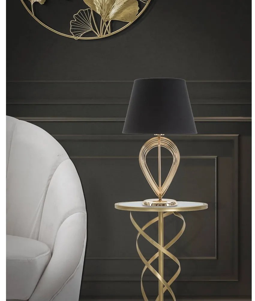 Veioză Mauro Ferretti Maxt, ø 32,5 cm, negru