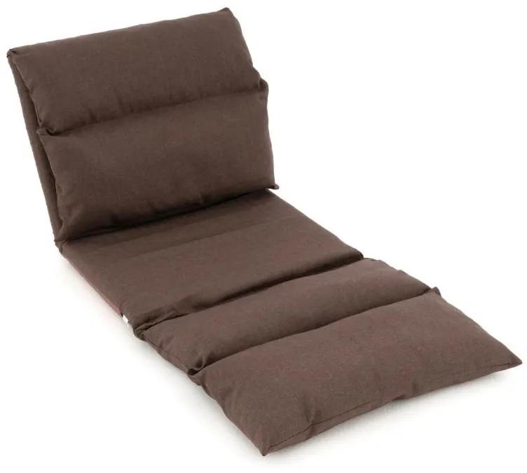 Canapea reglabilă Relax Lounger - maro
