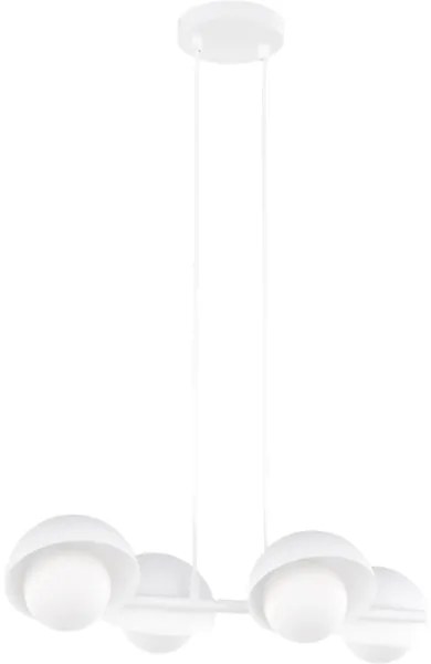 Candelabru cu cablu BOOM, 4x G9, 8W, 230V, alb