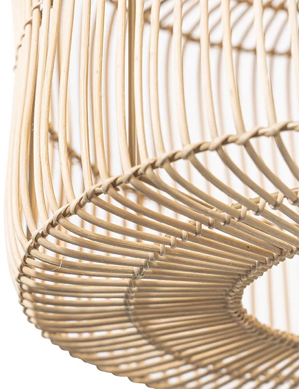 Lampă suspendată orientală din ratan 45 cm - Maud