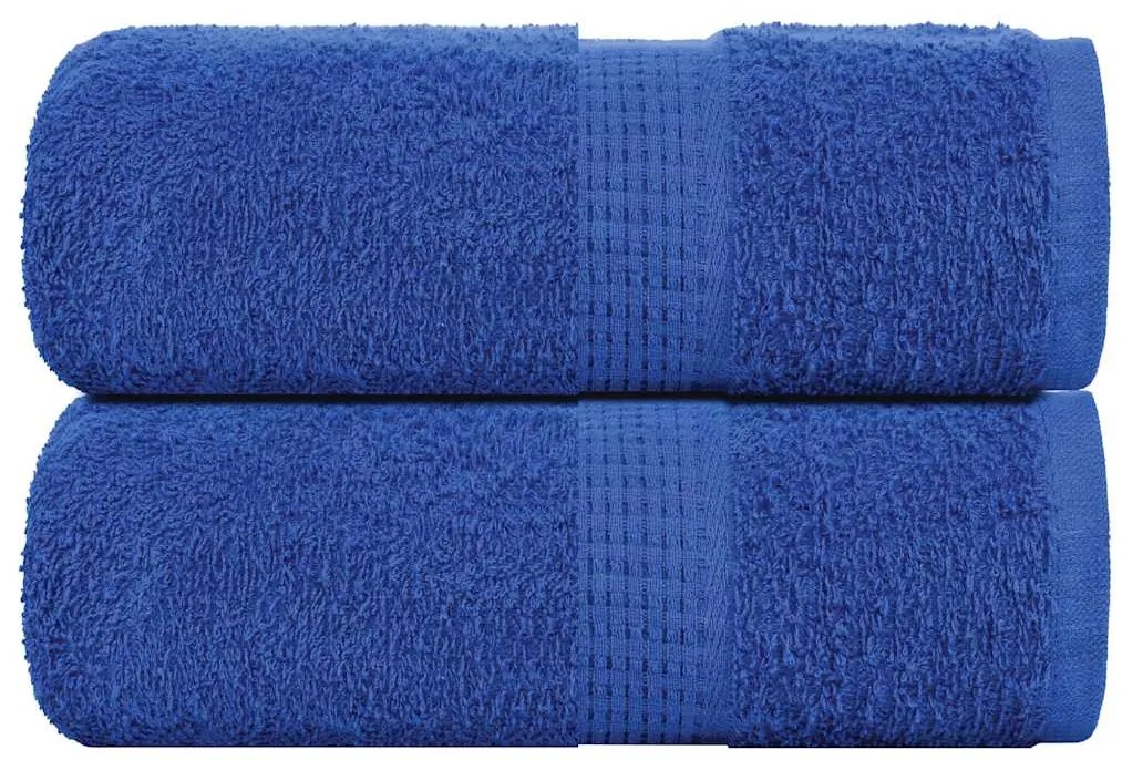 vidaXL Prosoape de baie 2 buc. FROGN Albastru 30x30 cm 100% bumbac