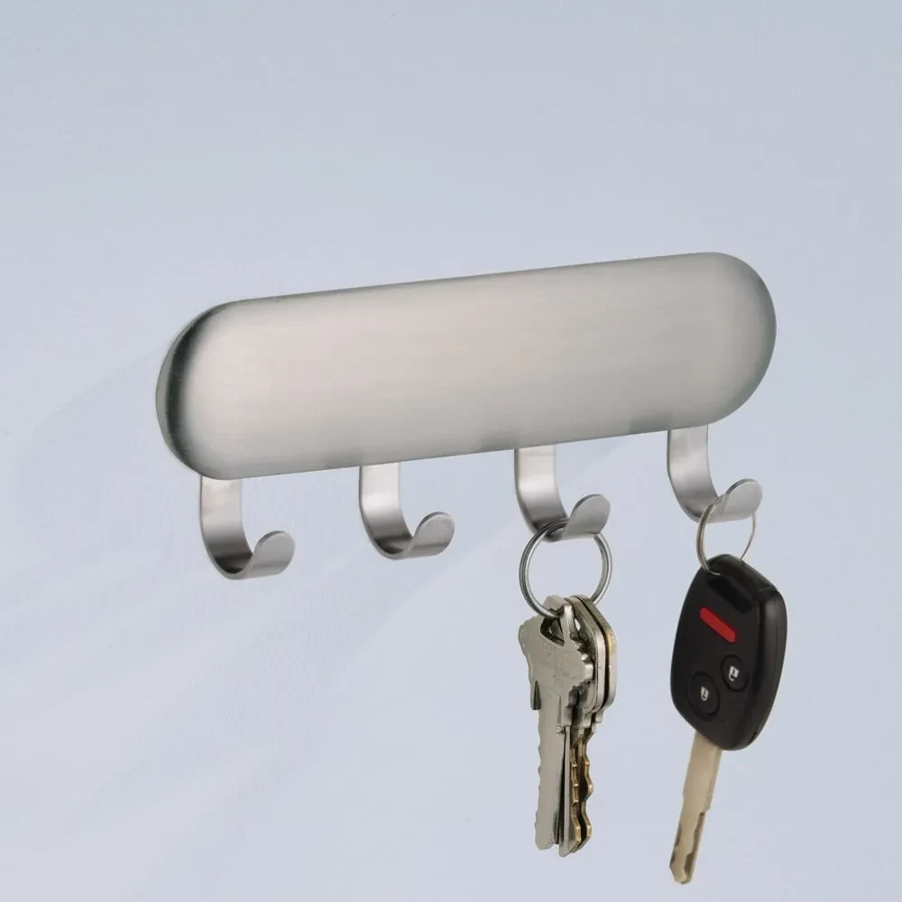 Cuier autoadeziv pentru chei iDesign Forma, 5,5 x 14 cm