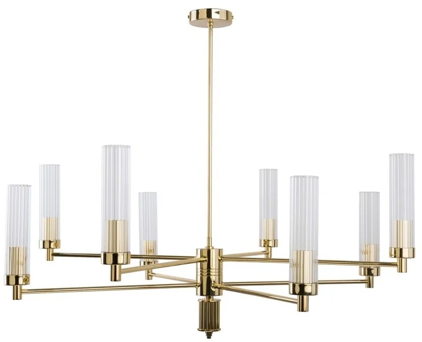 Candelabru modern realizat manual din alama Seti 8L