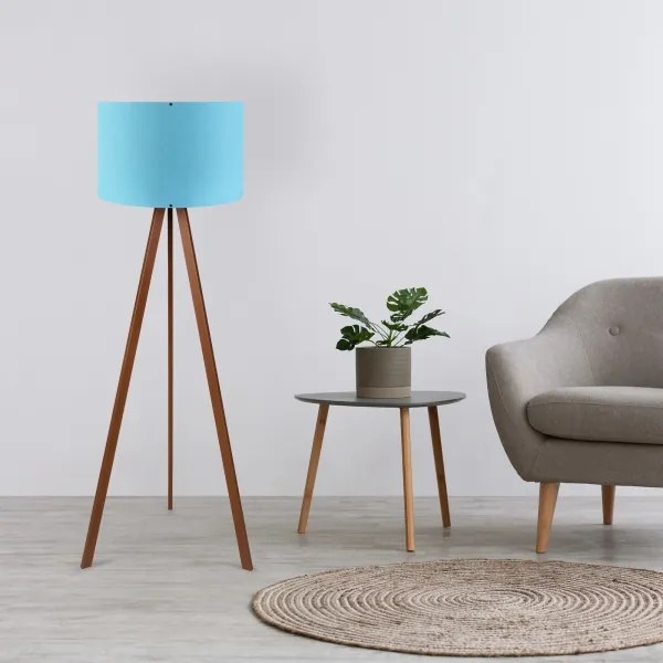 Lampadar AYD 1x E27/40W/230V albastru/maro