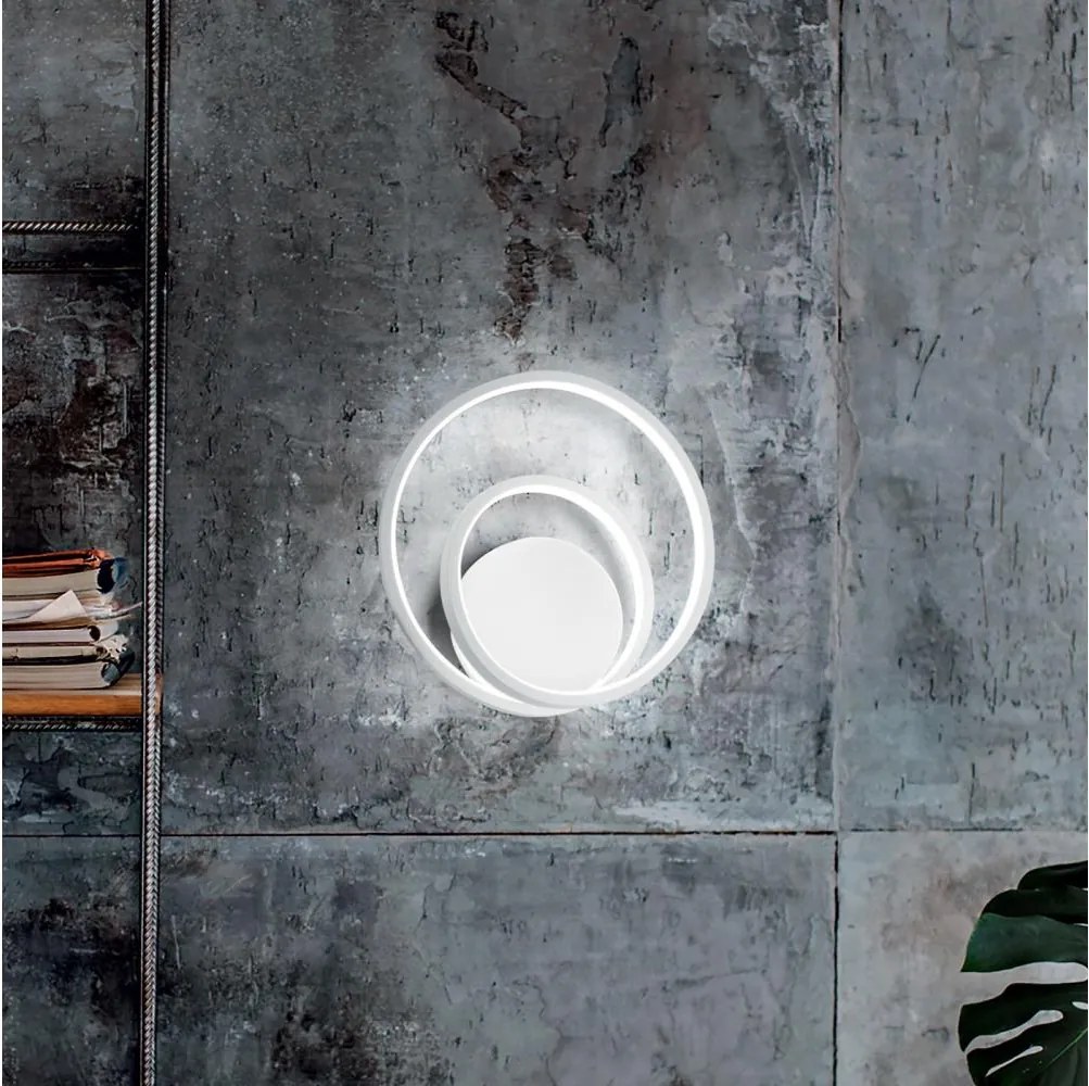 Ideal Lux - Aplică de perete OZ LED dimmabilă, 28W/230V, CRI 90, albă