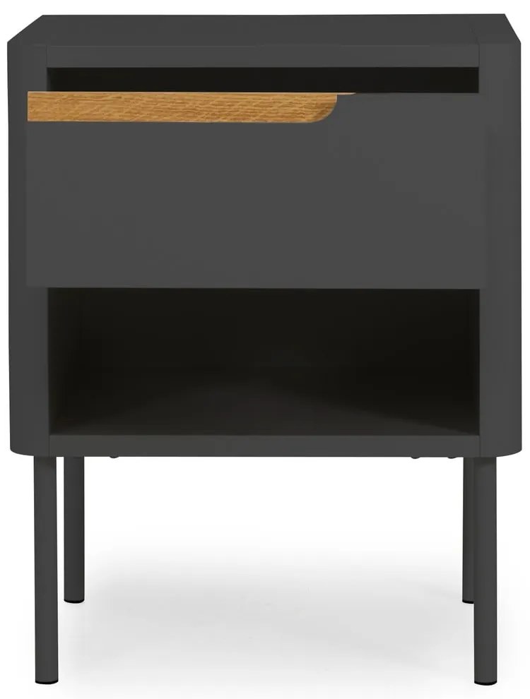 Noptieră Tenzo Switch, gri antracit