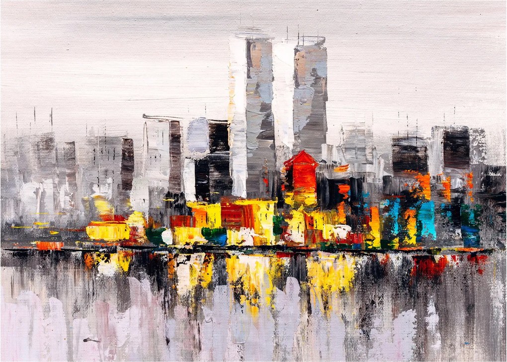 Tablou -Pictura orașului (70x50 cm)
