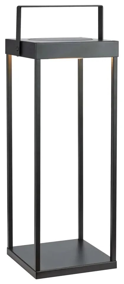 Felinar cu LED negru solar/cu USB (înălțime 53 cm) pentru exterior Pure – Markslöjd