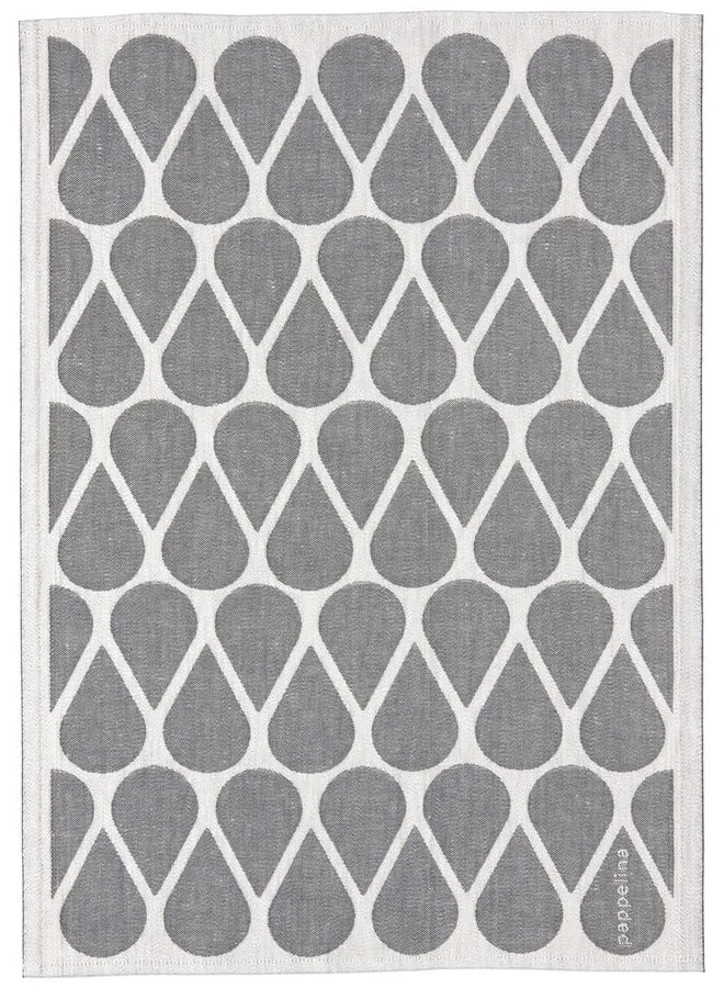 Prosop de vase din amestec de in 46x66 cm Otis Charcoal – Pappelina