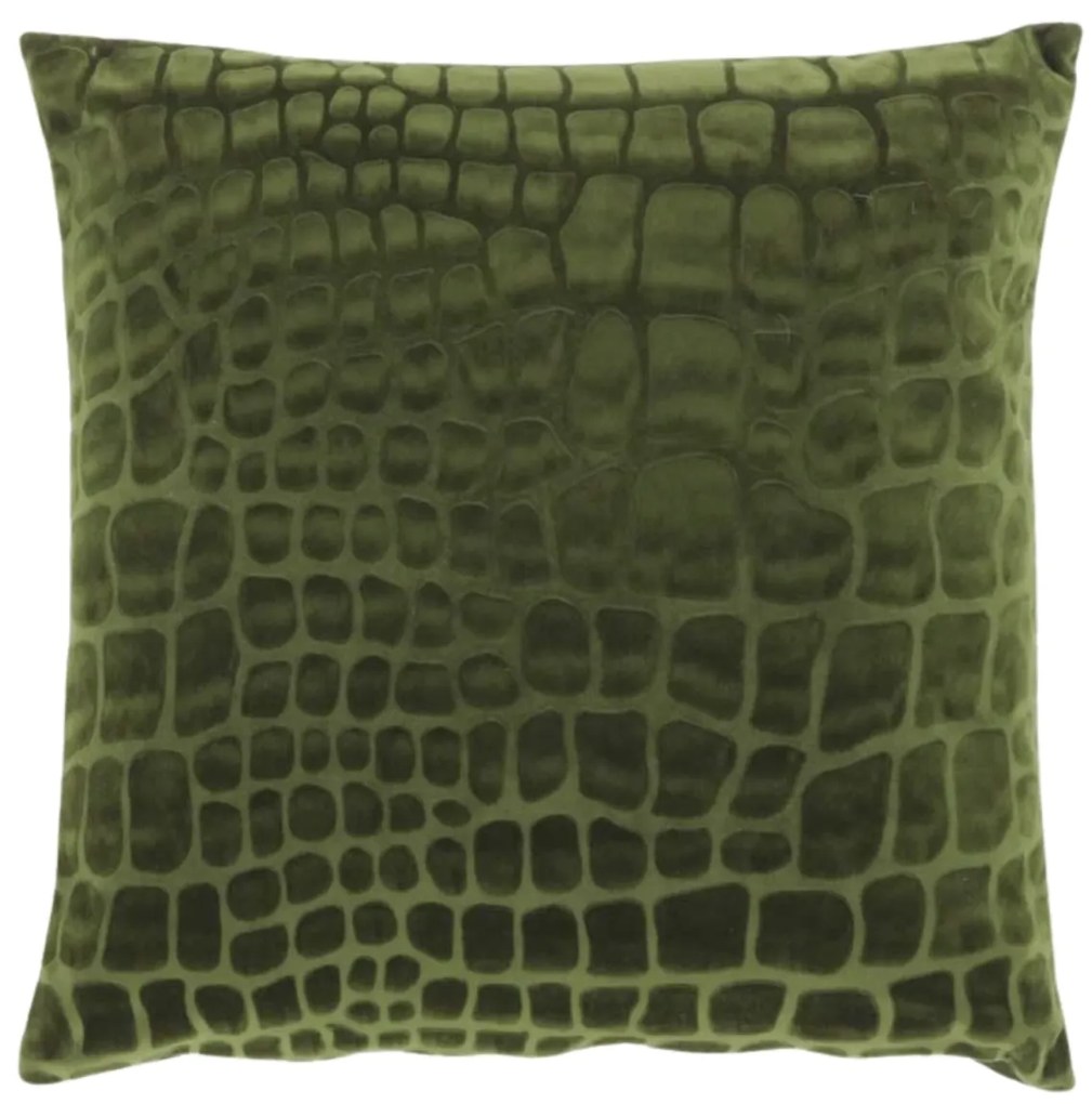 Perna decorativa din catifea NANOU 45x45 cm, verde