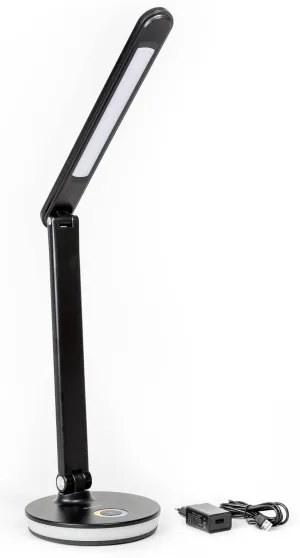 Lampă LED RGB reîncărcabilă de masă cu funcție de acumulator extern LED/12W/5V 2800-6000K negru