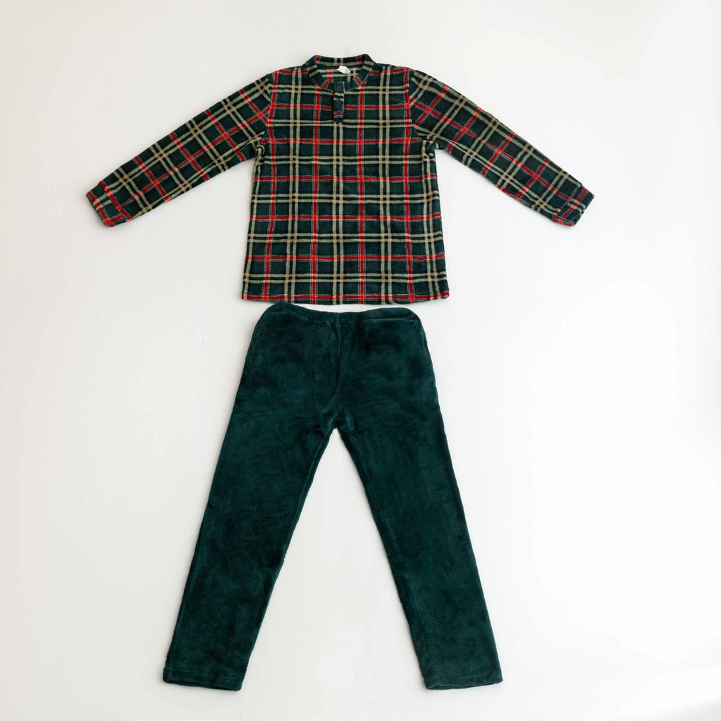 Pijama Cocolino microplus GLENMOORE verde - diverse marimi Marime: M