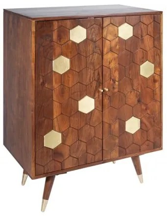 Bar MYSTIC LIVING din lemn de salcam, 75 cm