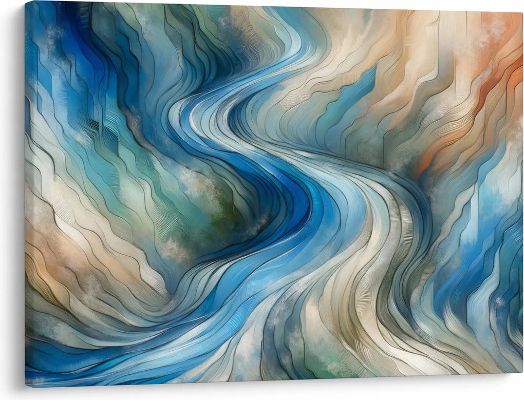 Tablou - Curent abstract (70x50 cm)