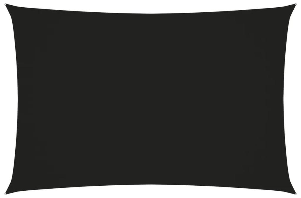 Parasolar, negru, 2x4,5 m, tesatura oxford, dreptunghiular Negru, 2 x 4.5 m
