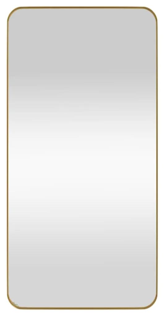 Oglinda de perete, auriu, 50x100 cm, dreptunghiulara 1, Auriu, 50 x 100 cm