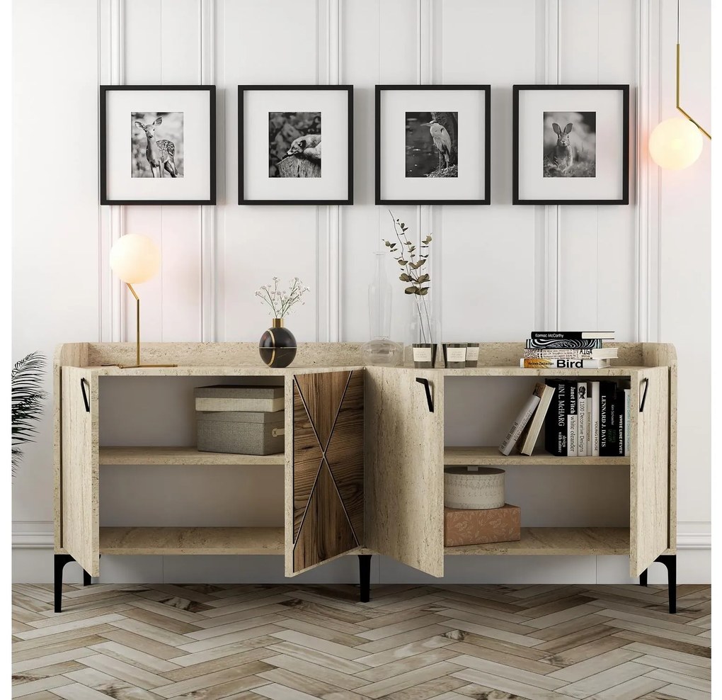 Dulap Venedikt (nuc + travertin). 1102623