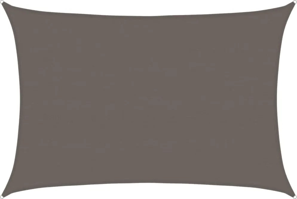 vidaXL Pânză parasolar, antracit, 5x7 m, HDPE, 160 g/m²